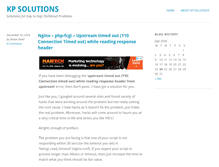 Tablet Screenshot of kpsolution.com